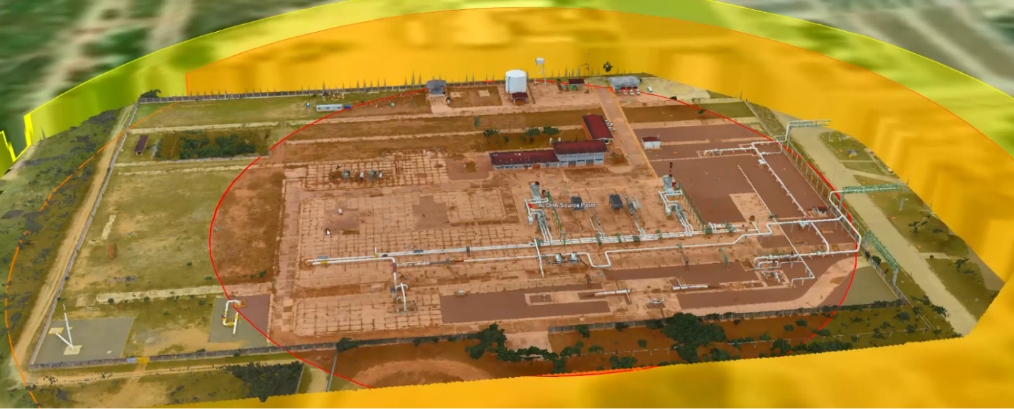 Nube de puntos completa; escaneo de estación.